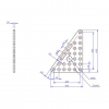 Треугольная пластина из анодированного алюминия Triangle Plate 6*8 (Pair) - «globural.ru» - Пенза