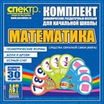 Комплект динамических раздаточных пособий - Математика (веера) Устный счет, доли и дроби, геометрические фигуры - «globural.ru» - Пенза