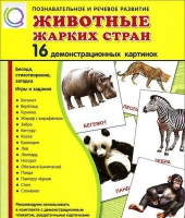 Демонстрационные карточки "Животные жарких стран" - «globural.ru» - Пенза
