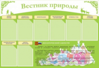 Стенд "Вестник природы" (вариант 4) - «globural.ru» - Пенза