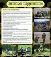 Стенд "Огневая подготовка" (вариант 2) - «globural.ru» - Пенза