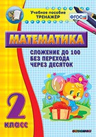 Тренажёр по математике. 2 класс. Сложение до 100 без перехода через десяток - «globural.ru» - Пенза