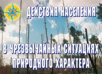 Комплект плакатов "Действия населения в ЧС природного характера" - «globural.ru» - Пенза