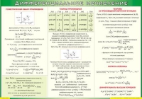 Таблица Дифференциальное исчисление 1000*1400 винил - «globural.ru» - Пенза