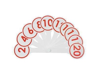 Касса-веер цифр от 0 до 20 - «globural.ru» - Пенза