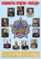 Плакат "Кавалеры ордена «Победа»" - «globural.ru» - Пенза