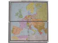 Учебная карта "Европа с 1815 - 1849 г.г." 1180*1070 мм (матовое, 2-стороннее лам.) - «globural.ru» - Пенза