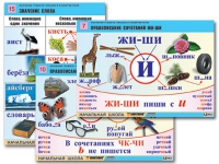 Комплект таблиц для начальной школы "Обучение грамоте. Письмо и развитие речи" - «globural.ru» - Пенза