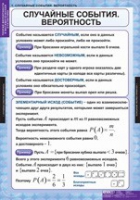 Математика. Теория вероятностей и математическая статистика (комплект таблиц) - «globural.ru» - Пенза
