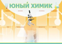 Стенд "Юный химик" (вариант 1) - «globural.ru» - Пенза