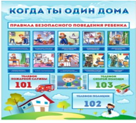 Стенд "Когда ты один дома" - «globural.ru» - Пенза