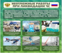 Стенд "Неотложные работы при ликвидации ЧС" - «globural.ru» - Пенза