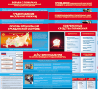 Комплект таблиц Основы гражданской обороны МЧС РФ (13 штук)	 - «globural.ru» - Пенза