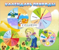 Стенд "Календарь природы" (вариант 1) - «globural.ru» - Пенза