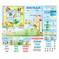 Стенд "Погода" с карманами для вставок - «globural.ru» - Пенза