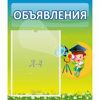 Стенд "Объявления" №6 - «globural.ru» - Пенза