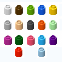  Элемент конструктора одиночный одноцветный Color Blocks 100 штук - «globural.ru» - Пенза