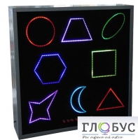 Интерактивная панель "Цветные фигуры-8" (вариант 3) - «globural.ru» - Пенза