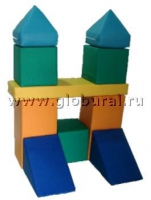 Мягкий модуль-конструктор "Городок" 1 (ВИК) - «globural.ru» - Пенза