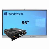 Интерактивная панель 86" (встроенный ПК Win10, Intel i5) - «globural.ru» - Пенза