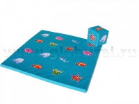 Игровой детский мат «Море» с кубиком (ВИК) - «globural.ru» - Пенза