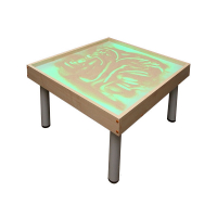 Столик на ножках для рисования песком Радуга. Подсветка RGB - «globural.ru» - Пенза