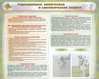 Стенд-уголок "Радиационная, химическая и биологическая защита" - «globural.ru» - Пенза
