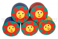 Пуфик «Солнышко» d=60*30см (ВИК) - «globural.ru» - Пенза