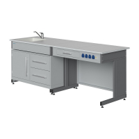 Стол демонстрационный (с раковиной, подводкой и отведением воды, сантехникой, электрическими розетками, автоматами аварийного отключения тока) - «globural.ru» - Пенза