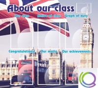 Стенд "About our class" - «globural.ru» - Пенза