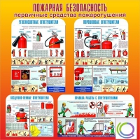 Стенд "Пожарная безопасность" (вариант 2 в ассортименте) - «globural.ru» - Пенза