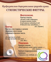 Стенд "Стилистические фигуры" в ассортименте - «globural.ru» - Пенза