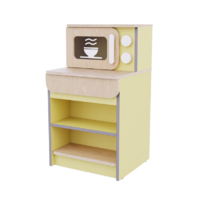 Модуль с микроволновкой из коллекции «НЕГА» (желтый) - «globural.ru» - Пенза