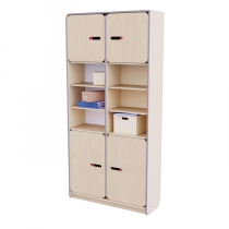 Рабочий стеллаж для воспитателя из коллекции «НЕГА» (цвет бежевый) - «globural.ru» - Пенза