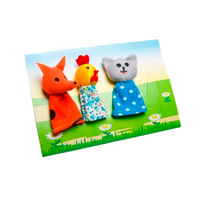 Набор пальчиковых кукол к сказке "Кот, Петух и Лиса" - «globural.ru» - Пенза