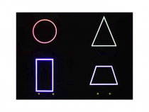 Интерактивная панель "Цветные фигуры-4" (вариант 1) - «globural.ru» - Пенза