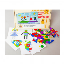 Игровой набор Фребеля "Конструктор плоскостной-4" (Серия "Эксперимент") - «globural.ru» - Пенза