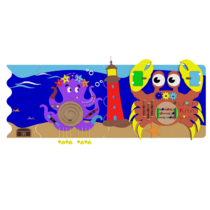 Набор-мини 2 «Морские обитатели» - «globural.ru» - Пенза