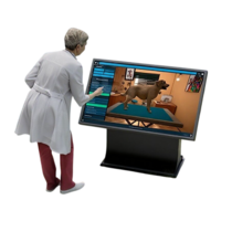 Виртуальный учебный комплекс «Процедурный тренажер ветеринарного врача». Комплектация интерактивный стол - «globural.ru» - Пенза