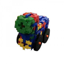 Набор для конструирования «Строительные интерактивные блоки стандарт» Комплект №3 "Машинка с колесами" - «globural.ru» - Пенза