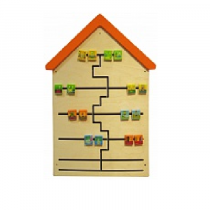 Дидактическая панель "Домик мечты" - «globural.ru» - Пенза