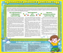 Стенд "Адаптация ребенка в детском саду" - «globural.ru» - Пенза