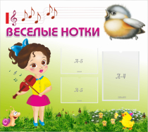 Стенд "Веселые нотки" - «globural.ru» - Пенза