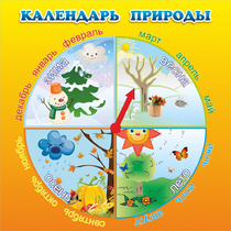 Стенд "Календарь природы" 0.5x0.5 - «globural.ru» - Пенза