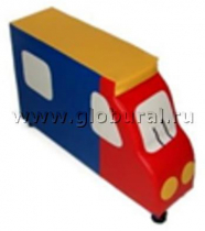Напольная мягкая игрушка "Грузовик" каталка - «globural.ru» - Пенза