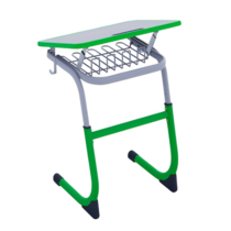 Парта одноместная с полиуретановой кромкой регулируемая по высоте и углом наклона столешницы - «globural.ru» - Пенза