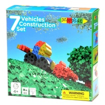 Конструктор «7 машин» 80 деталей - «globural.ru» - Пенза