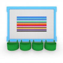 Комплект стены для конструирования Botzees с деревянной основой - «globural.ru» - Пенза
