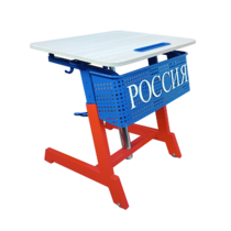Стол ученический одноместный "Патриот-1п" на газовом лифте (р.гр. № 3-7 и наклоном столешницы ) - «globural.ru» - Пенза