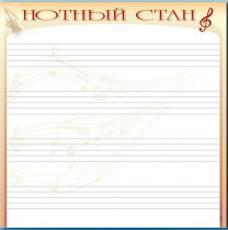 Доска магнитно-маркерная "Нотный стан" - «globural.ru» - Пенза